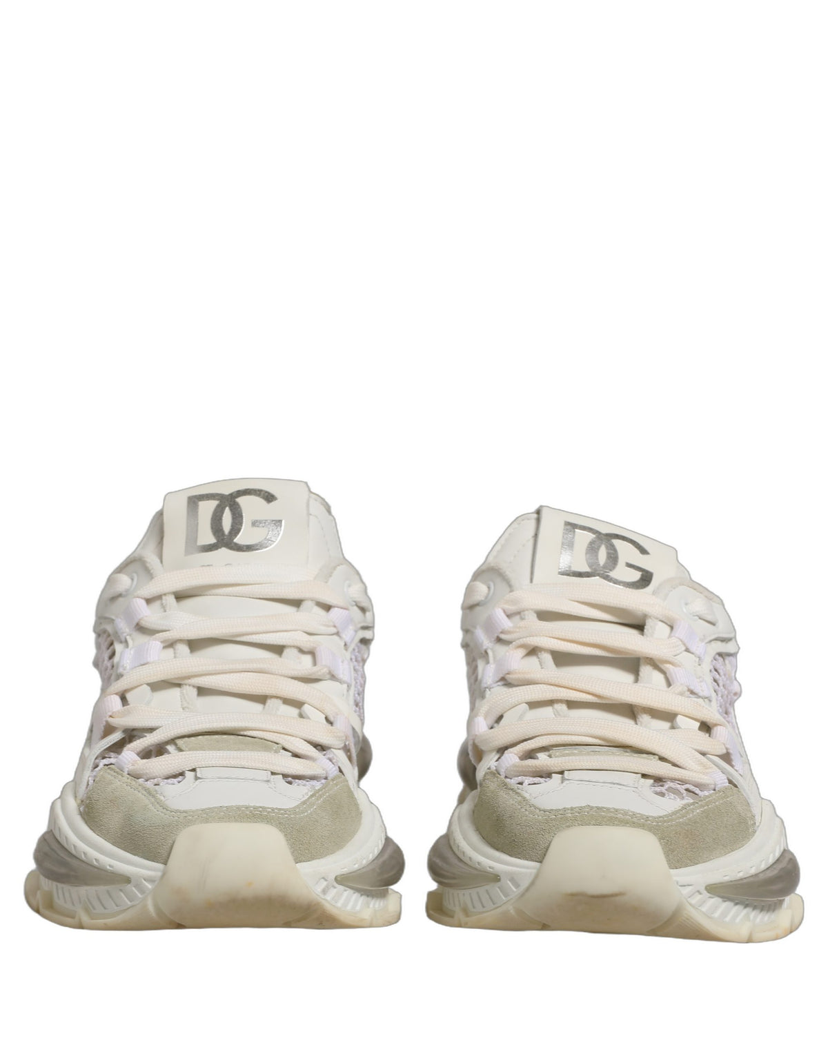 Dolce & Gabbana White Airmaster Low Top Sneakers for Men
