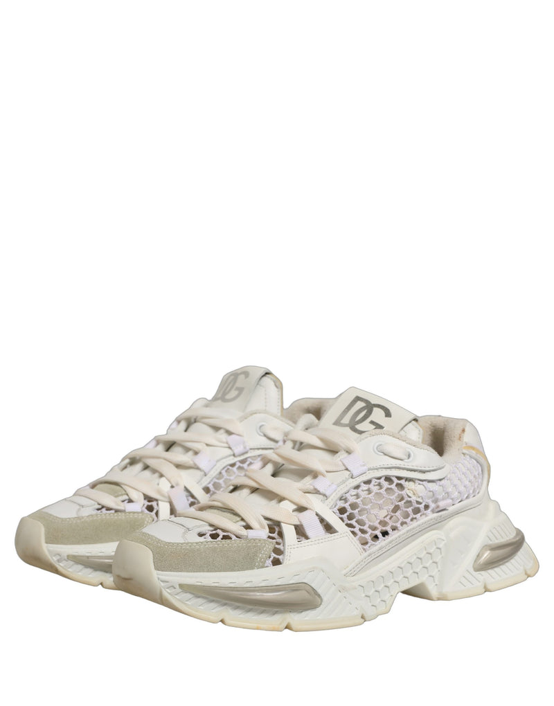 Dolce & Gabbana White Airmaster Low Top Sneakers for Men