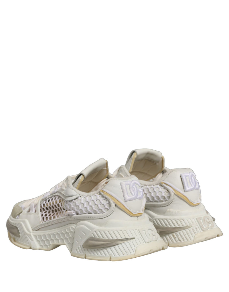 Dolce & Gabbana White Airmaster Low Top Sneakers for Men