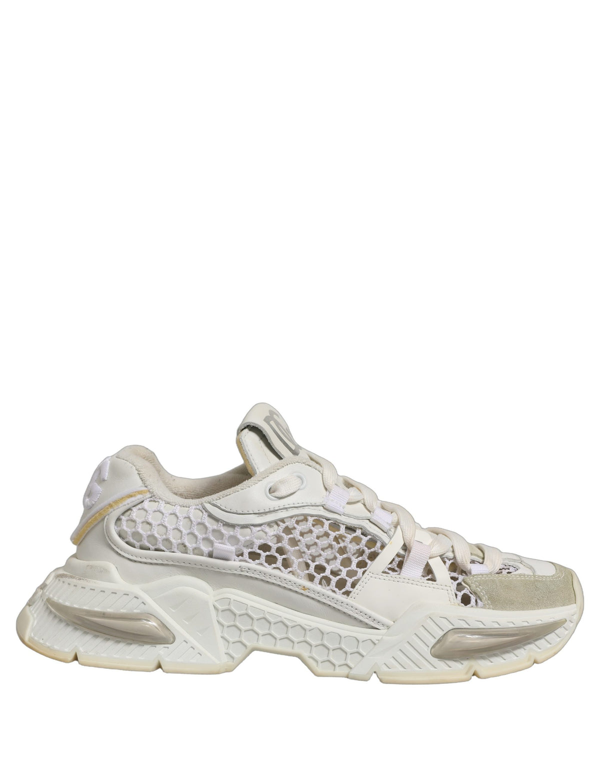 Dolce & Gabbana White Airmaster Low Top Sneakers for Men