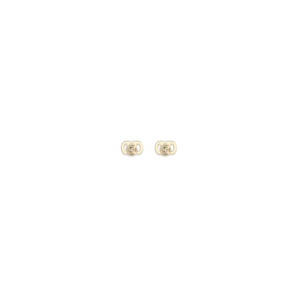 Valentino Garavani VLogo Signature Gold Brass Earrings