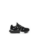 Valentino Garavani Black Fabric Athletic Sneakers - Demivee