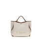 Chloé Beige Cotton Shoulder Bag