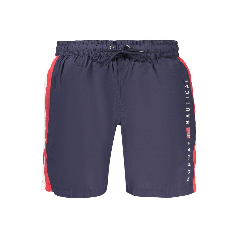 Norway 1963 Blue Polyamide Men's Swimwear - Stylish & Functional