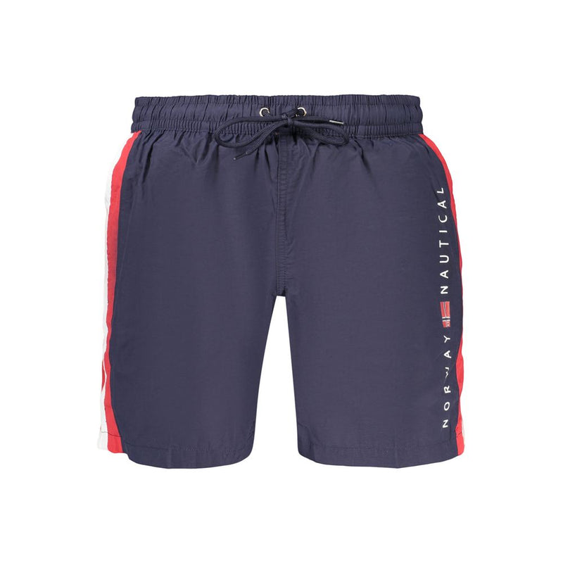 Norway 1963 Blue Polyamide Men's Swimwear - Stylish & Functional