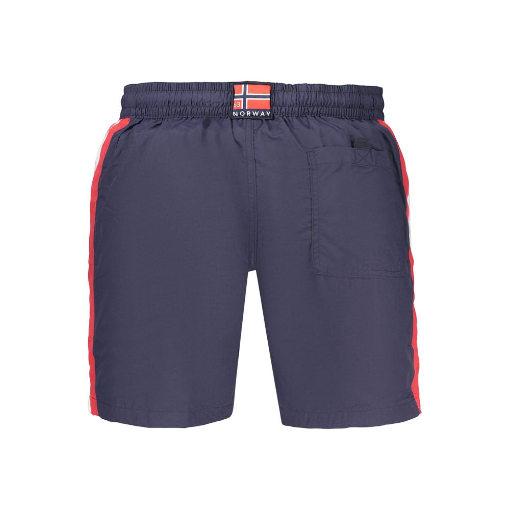 Norway 1963 Blue Polyamide Men's Swimwear - Stylish & Functional