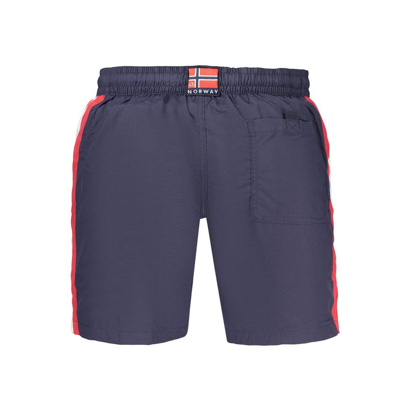 Norway 1963 Blue Polyamide Men's Swimwear - Stylish & Functional