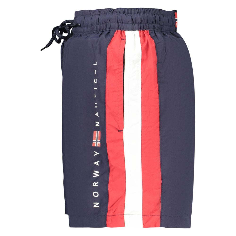 Norway 1963 Blue Polyamide Men's Swimwear - Stylish & Functional