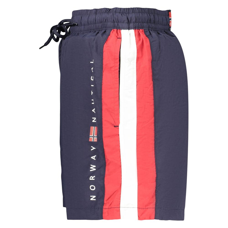 Norway 1963 Blue Polyamide Men's Swimwear - Stylish & Functional