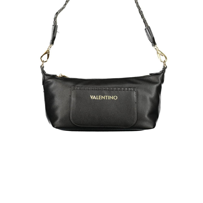 Mario Valentino Nero Sac en Polyuréthane pour Femmes avec Bandoulière Ajustable