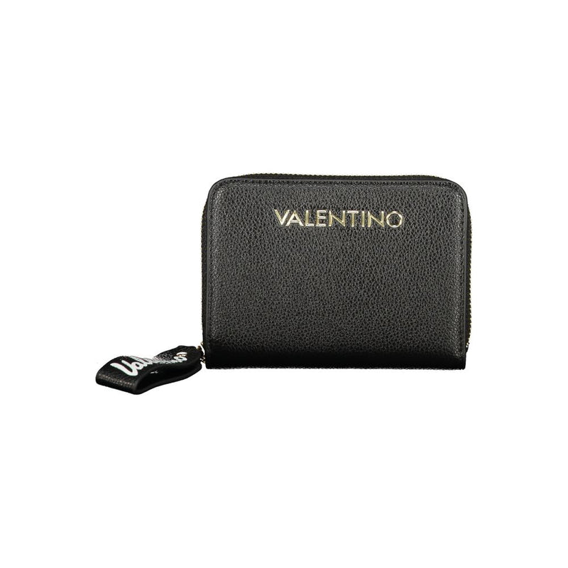 Mario Valentino Nero Polyurethane Women's Wallet - Sophisticated Design
