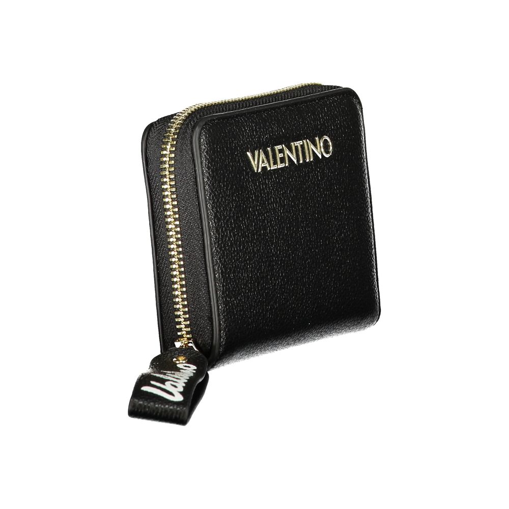 Mario Valentino Nero Polyurethane Women's Wallet - Sophisticated Design