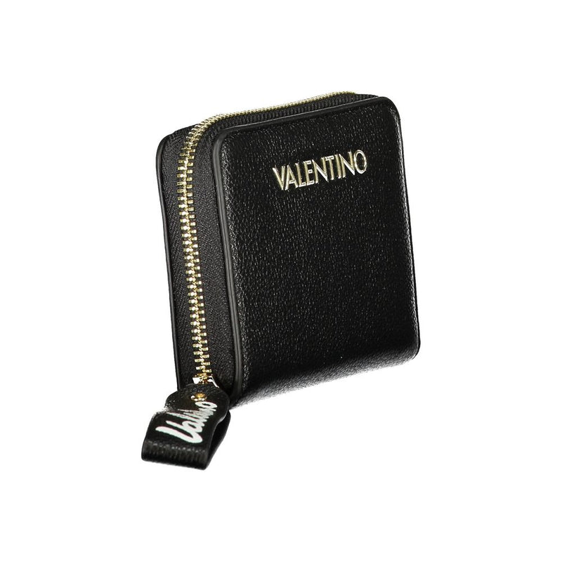 Mario Valentino Nero Polyurethane Women's Wallet - Sophisticated Design