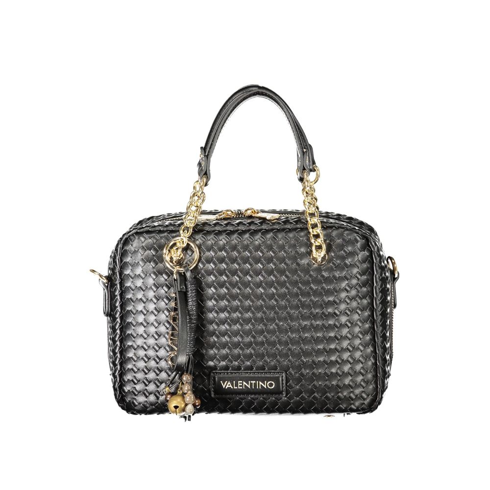 Mario Valentino Black Polyurethane Women's Handbag