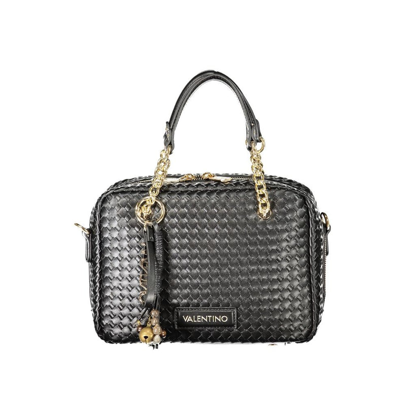 Mario Valentino Black Polyurethane Women's Handbag