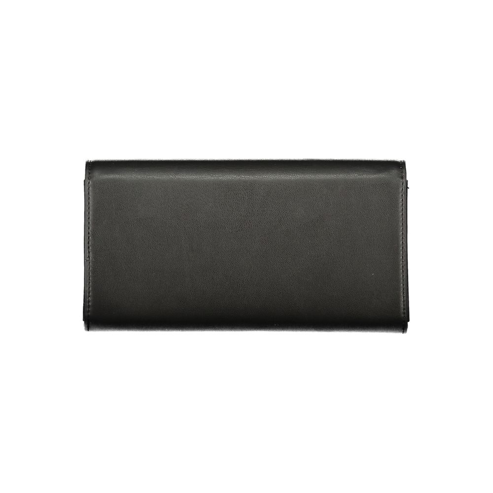 Mario Valentino Nero Polyurethane Women's Wallet - Chic & Functional