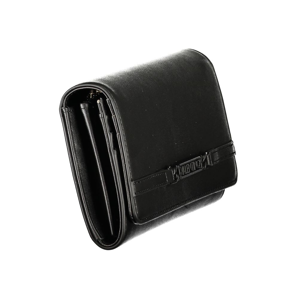 Mario Valentino Nero Polyurethane Women's Wallet - Chic & Functional