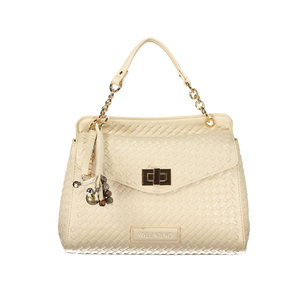Mario Valentino Beige Polyurethane Women's Handbag