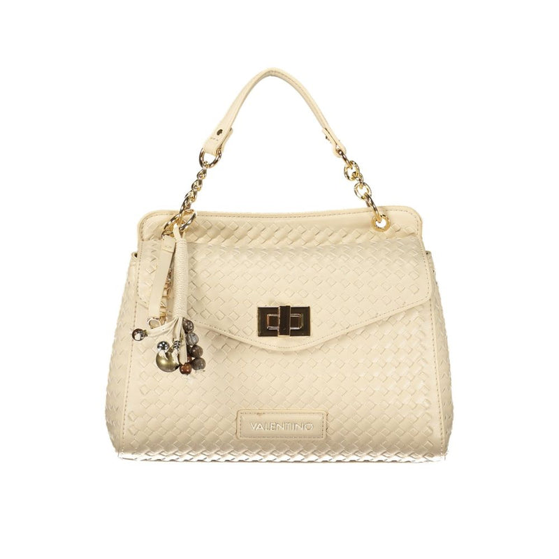 Mario Valentino Beige Polyurethane Women's Handbag