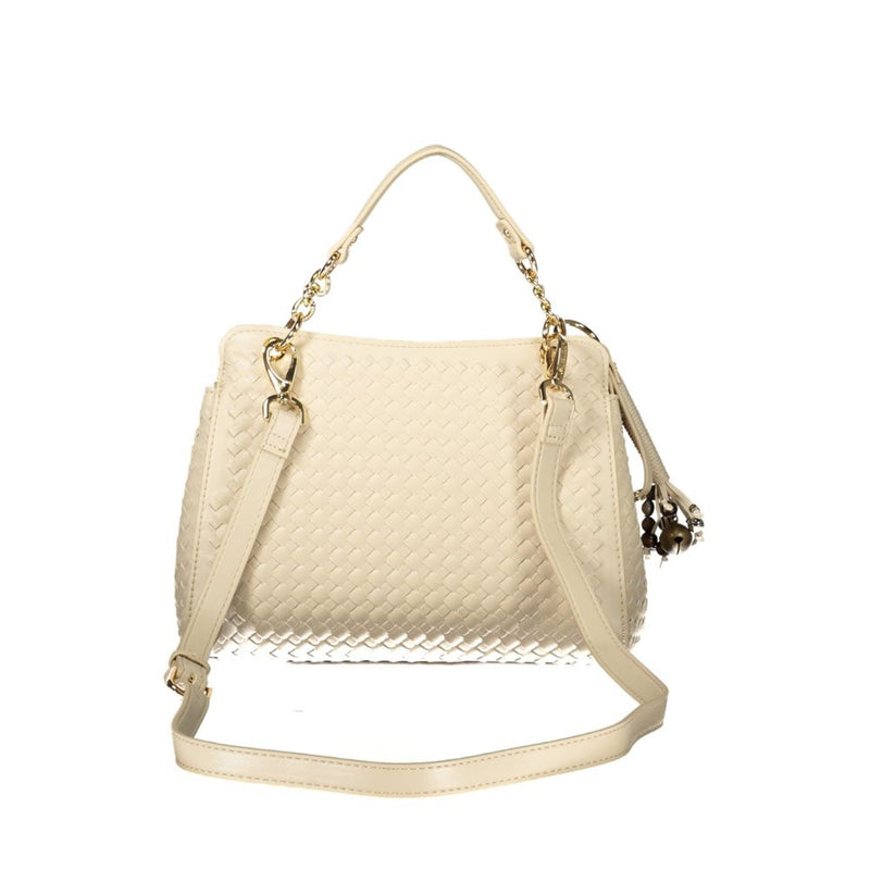 Mario Valentino Beige Polyurethane Women's Handbag