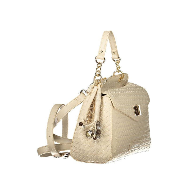 Mario Valentino Beige Polyurethane Women's Handbag