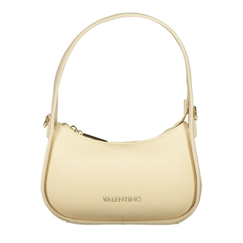 Mario Valentino Beige Polyurethane Shoulder Bag for Women