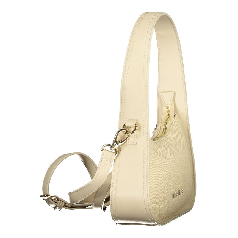 Mario Valentino Beige Polyurethane Shoulder Bag for Women
