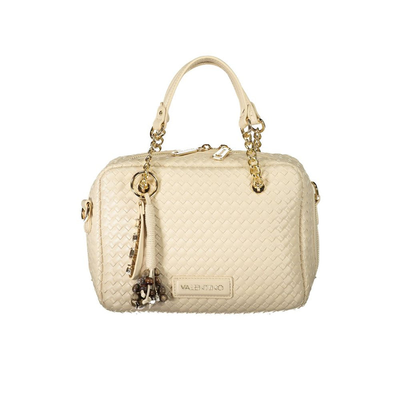 Mario Valentino Beige Polyurethane Women's Handbag