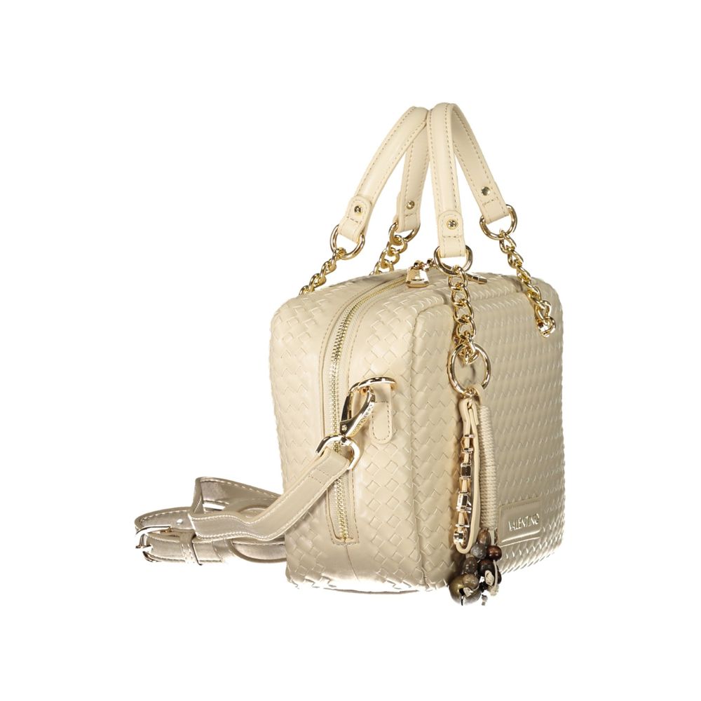Mario Valentino Beige Polyurethane Women's Handbag