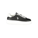 U.S. POLO ASSN. Black Polyurethane Men's Sneaker