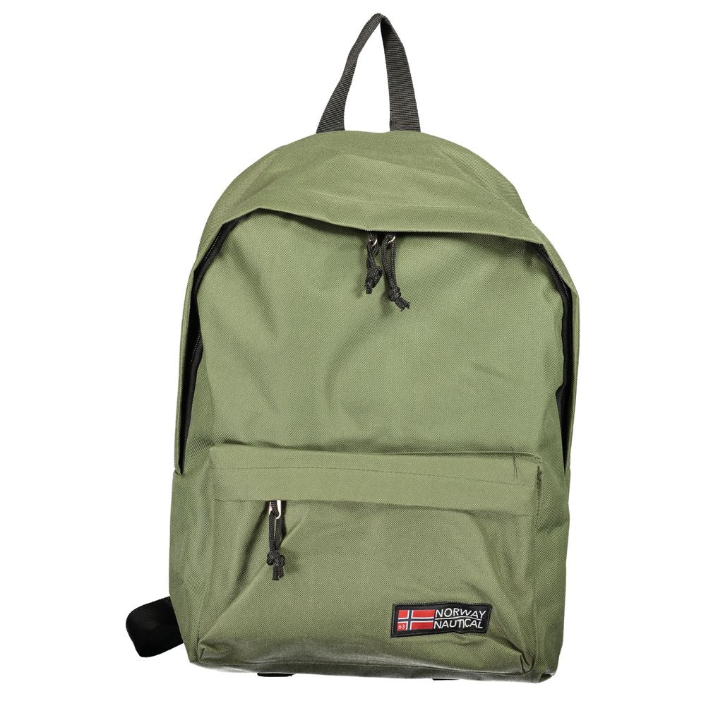 Norway 1963 Green Polyester Men's Backpack - Stylish & Functional