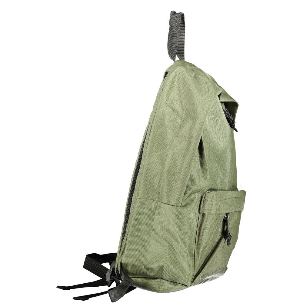 Norway 1963 Green Polyester Men's Backpack - Stylish & Functional