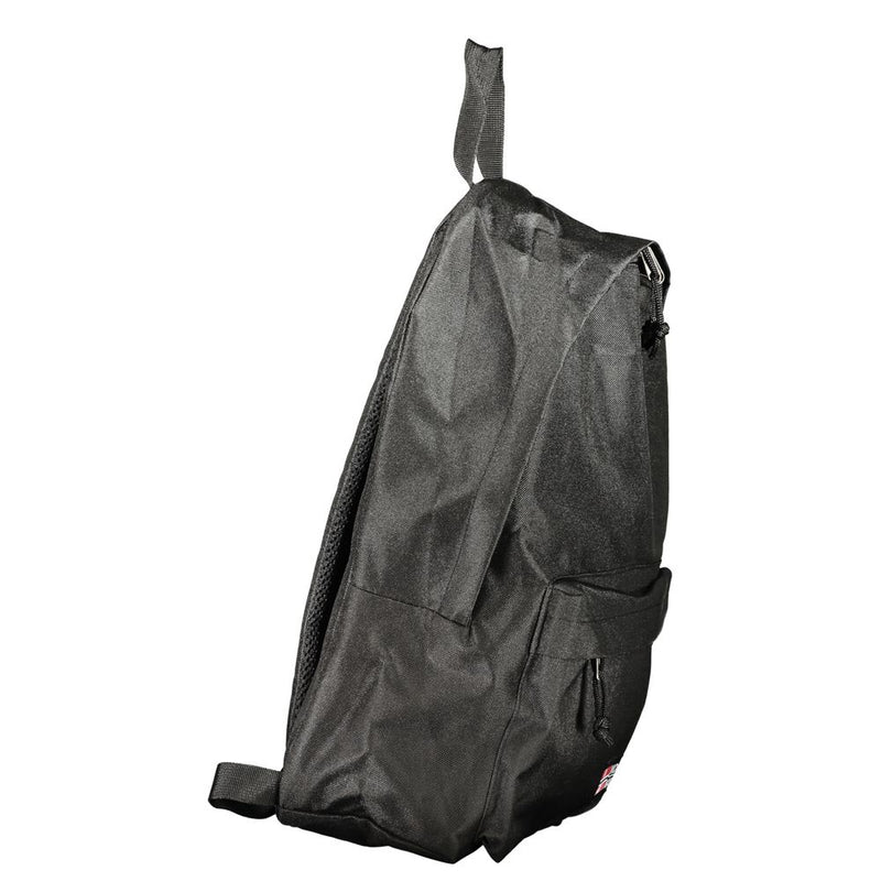 Norway 1963 Black Polyester Men's Backpack - Stylish & Functional