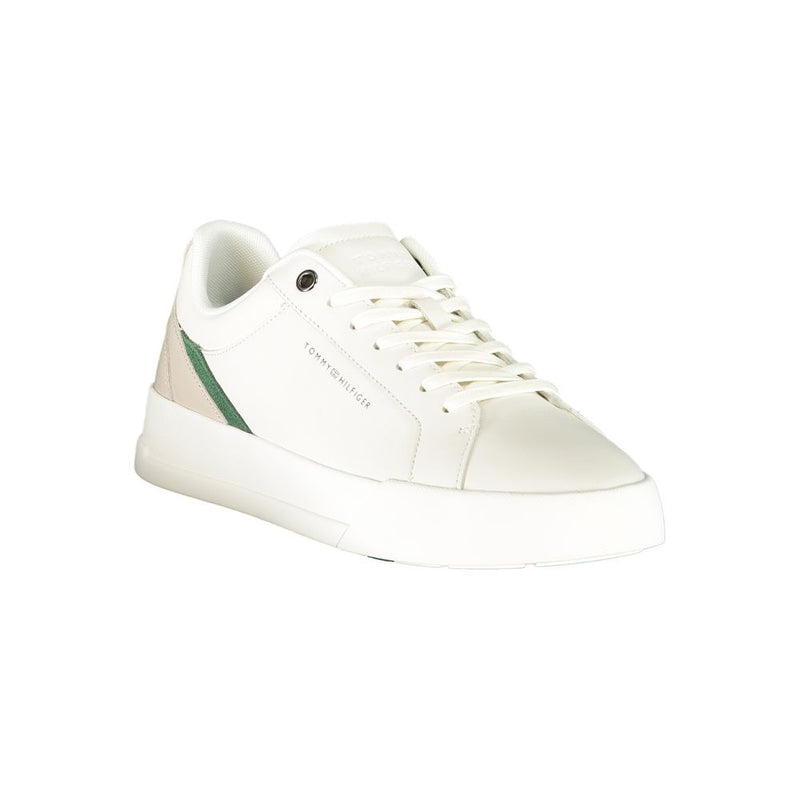 Tommy Hilfiger Sneaker Bianco Polyurethane pour Homme