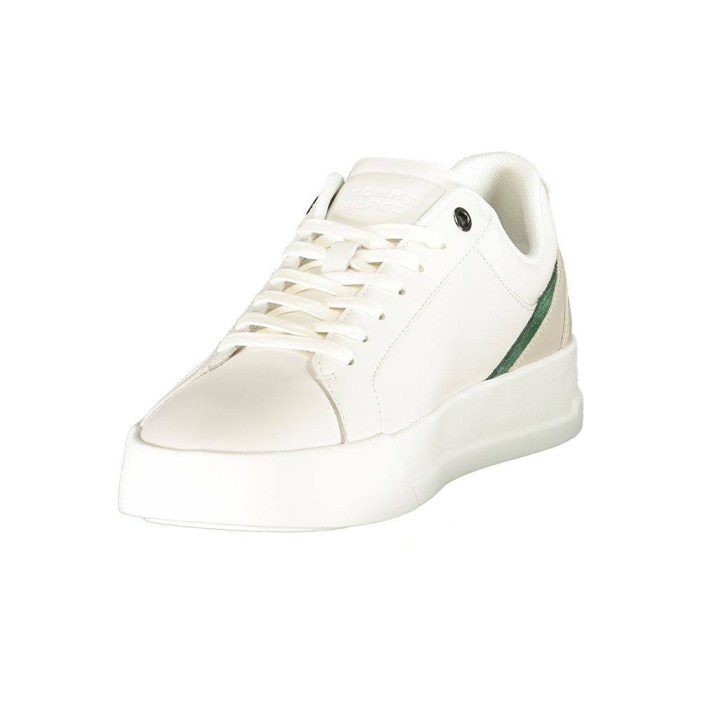 Tommy Hilfiger Sneaker Bianco Polyurethane pour Homme