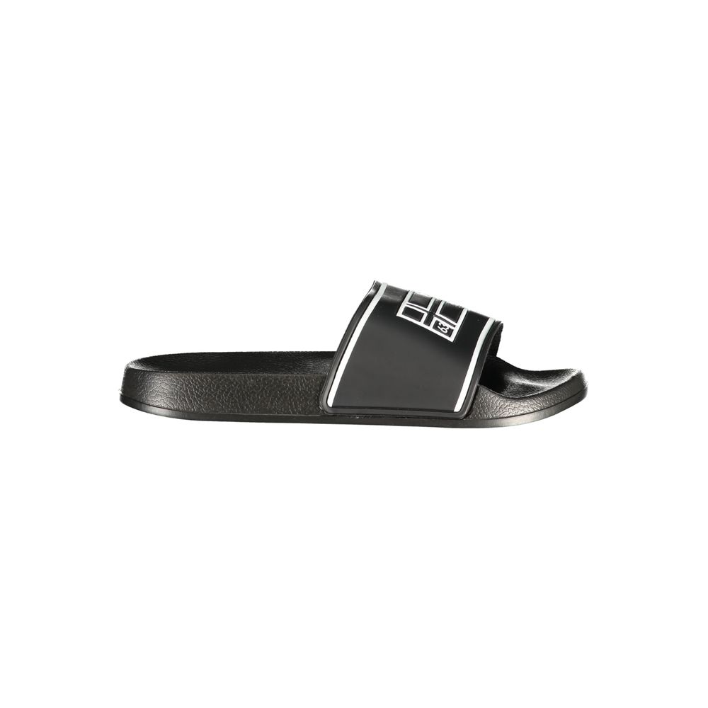 Norway 1963 Black Polyurethane Men's Slipper - Comfort & Style