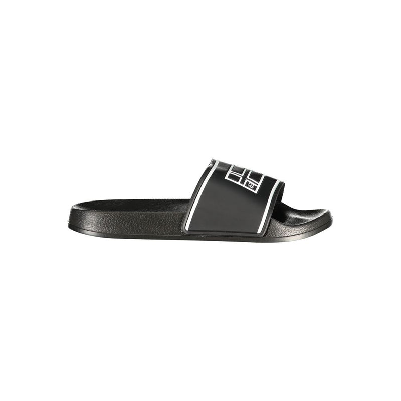 Norway 1963 Black Polyurethane Men's Slipper - Comfort & Style