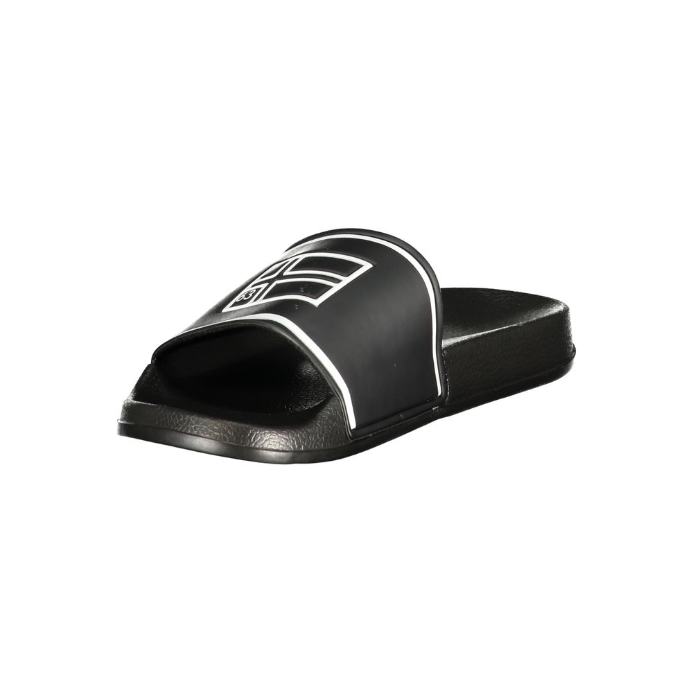 Norway 1963 Black Polyurethane Men's Slipper - Comfort & Style