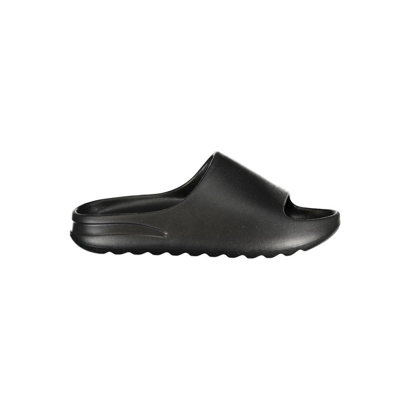 Norway 1963 Black Polyurethane Men's Slipper - Comfort & Style