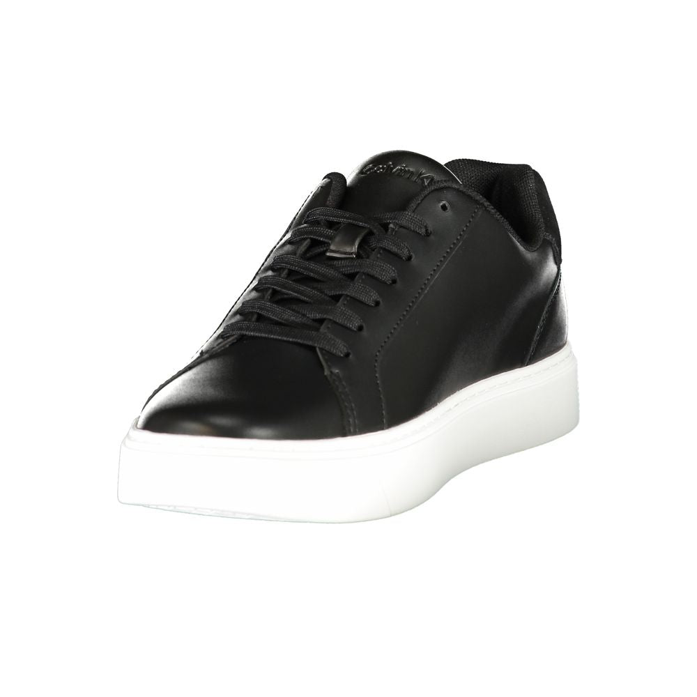 Calvin Klein Black Polyurethane Men's Sneaker - Stylish & Comfortable
