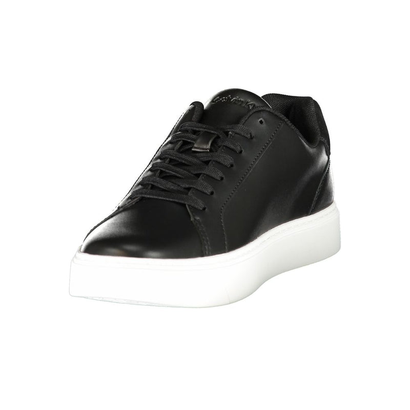 Calvin Klein Black Polyurethane Men's Sneaker - Stylish & Comfortable