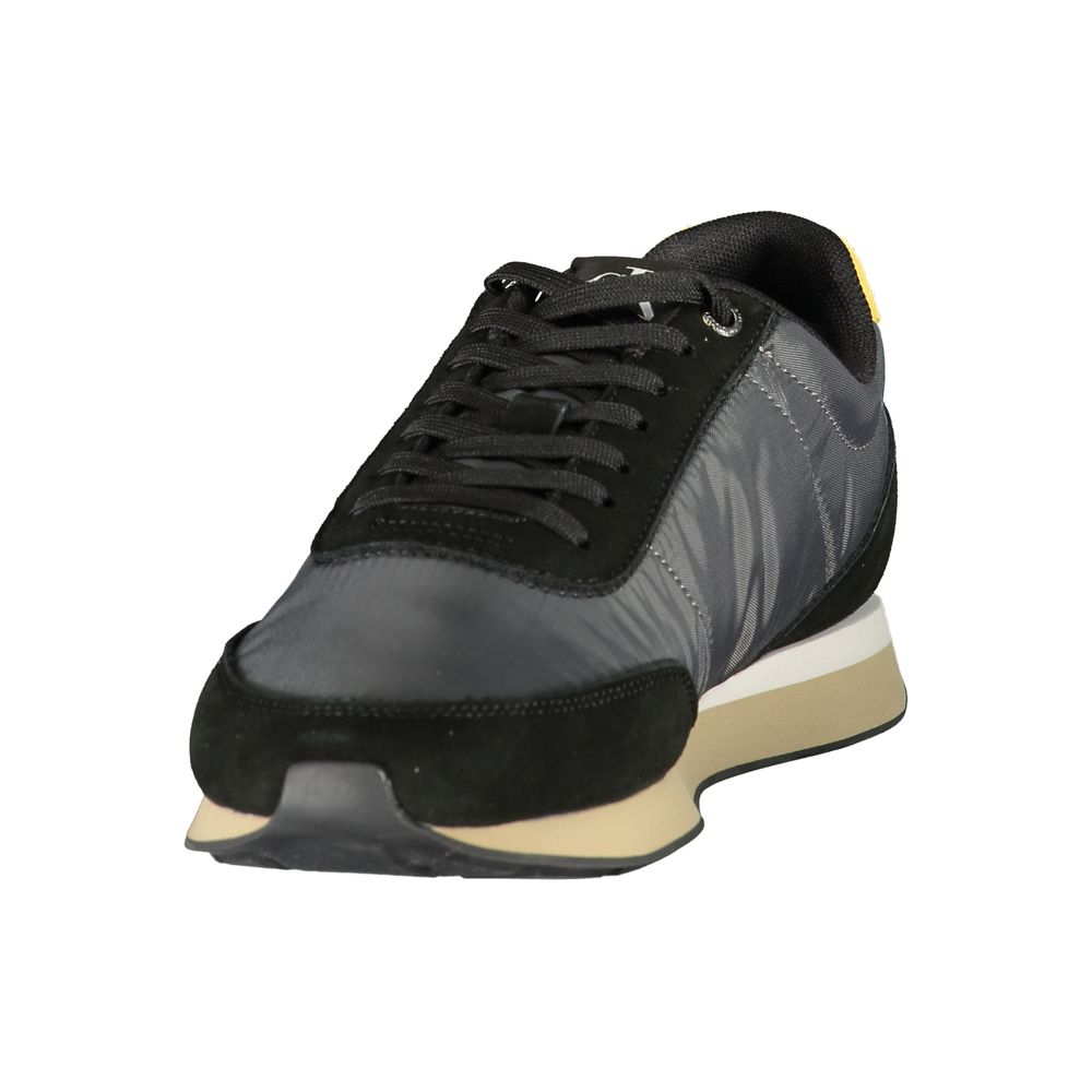 Calvin Klein Black Polyester Men's Sneaker - Stylish & Sustainable