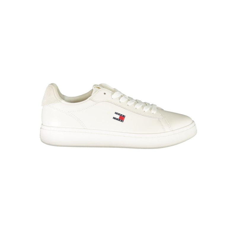 Tommy Hilfiger Bianco Polyurethane Women's Sneaker