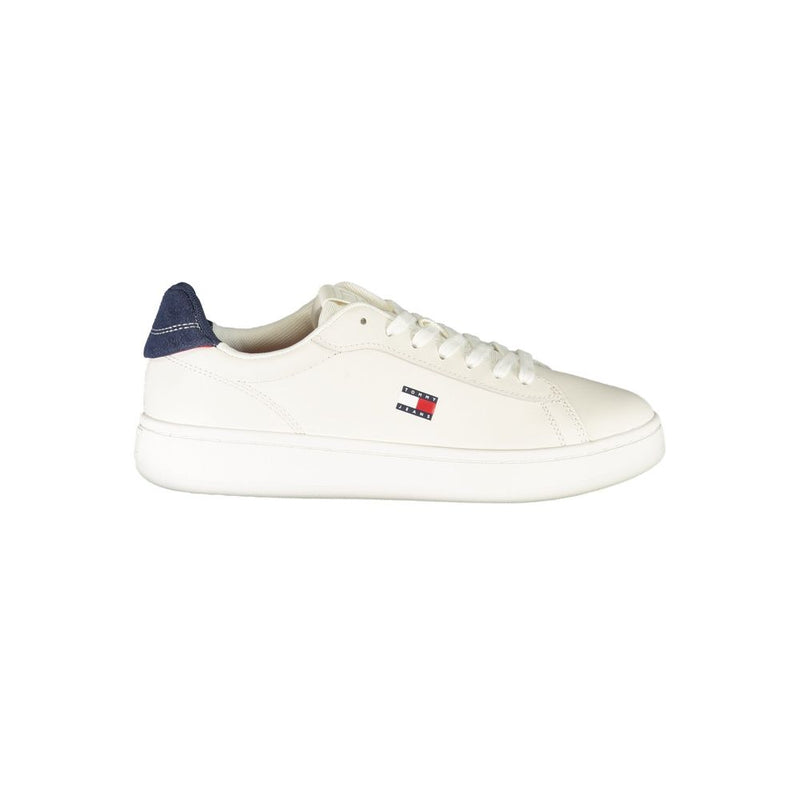Tommy Hilfiger Bianco Polyurethane Women's Sneaker