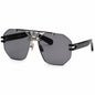 Philipp Plein Black Metal Sunglasses