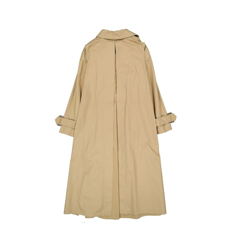 Herno Brown Cotton Coat for Women