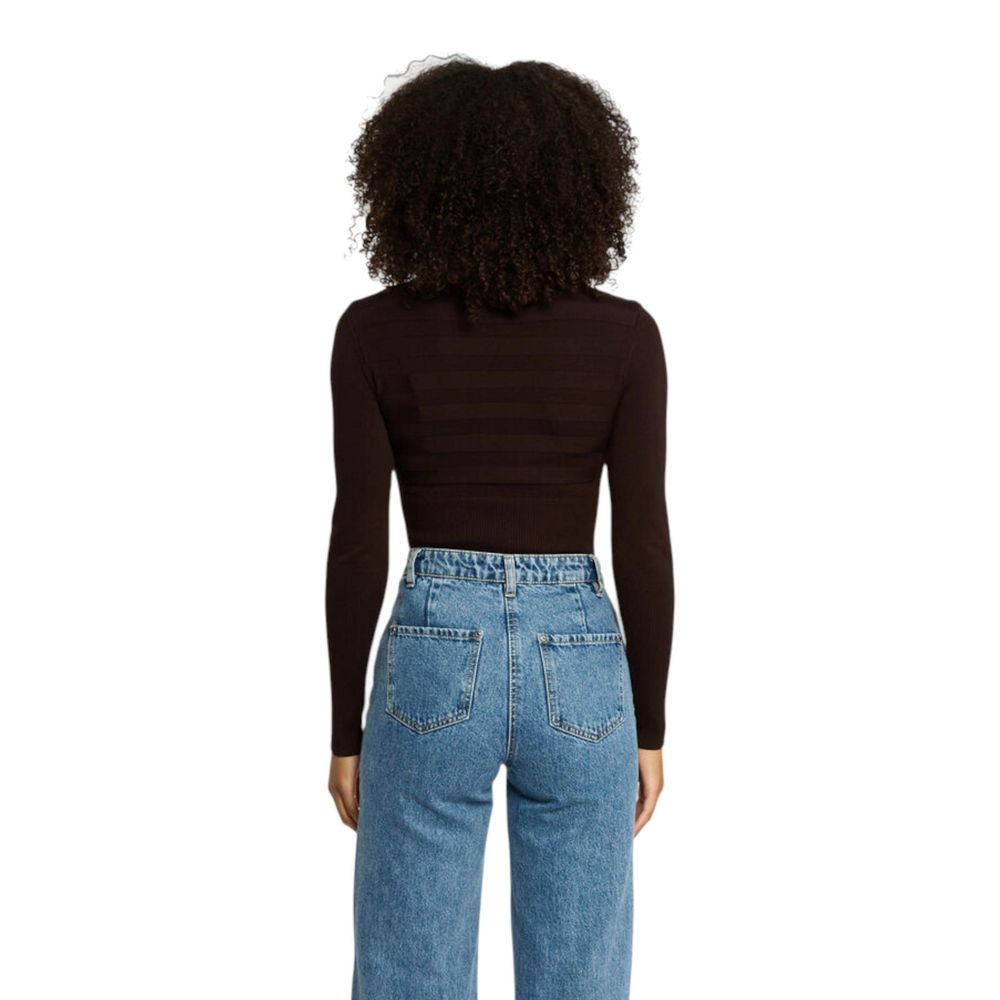 Morgan De Toi Brown Viscose Turtleneck - Model 132-MENTOS.M