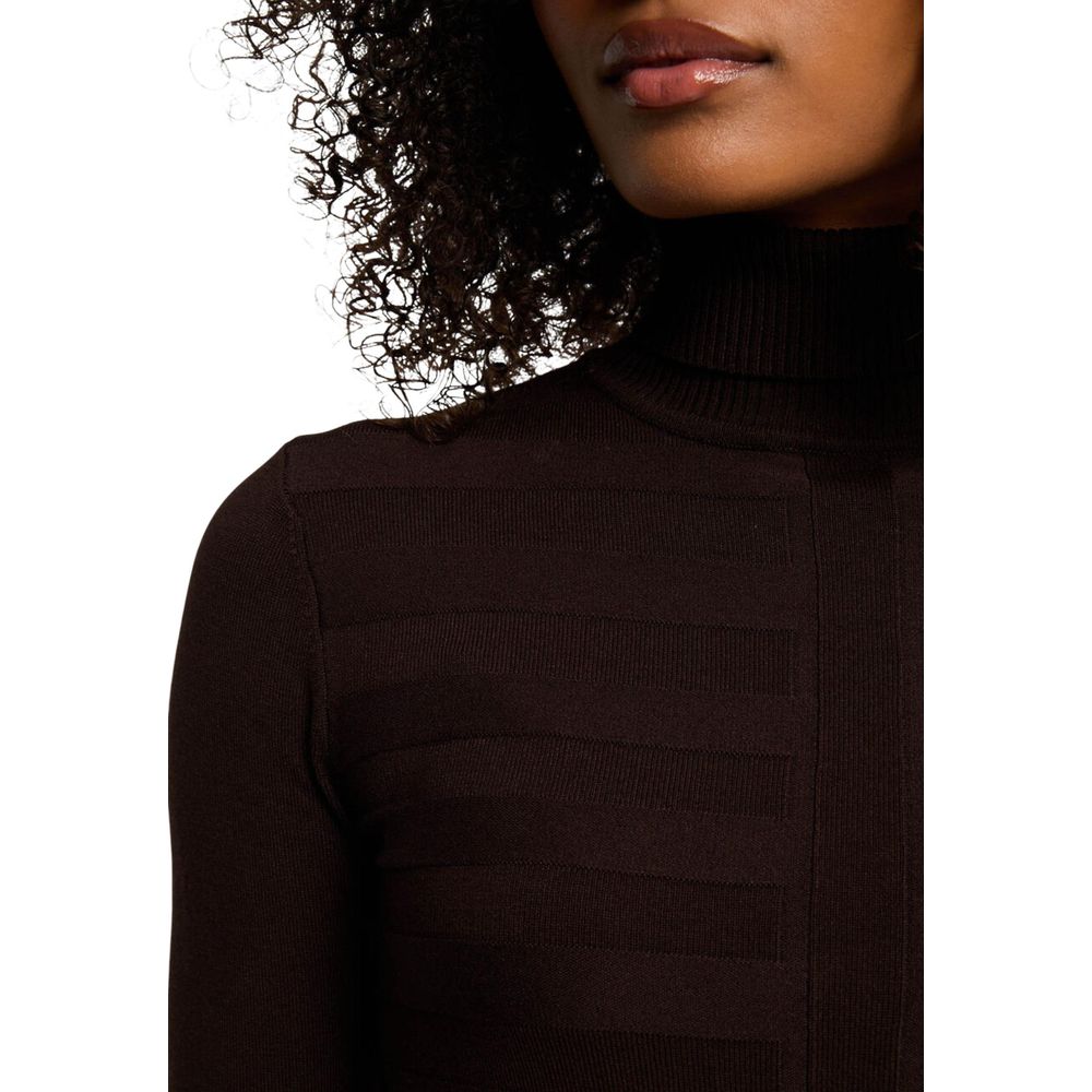 Morgan De Toi Brown Viscose Turtleneck - Model 132-MENTOS.M