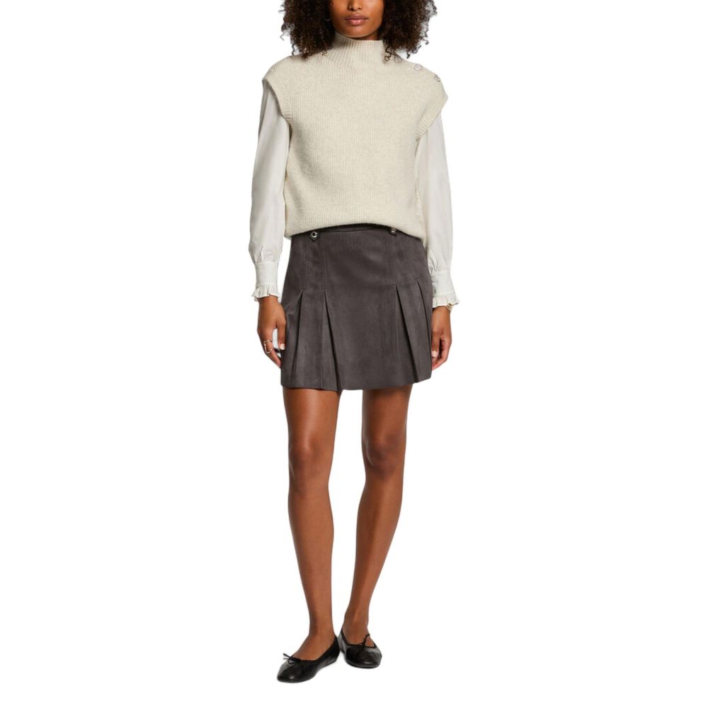 Morgan De Toi 252-MSARA Beige Sleeveless Sweater for Women