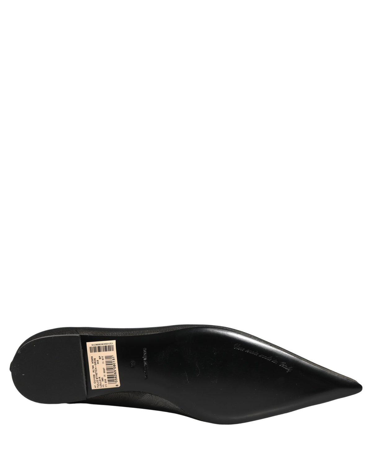 Dolce & Gabbana Black Over The Knee Tulle Boots for Women